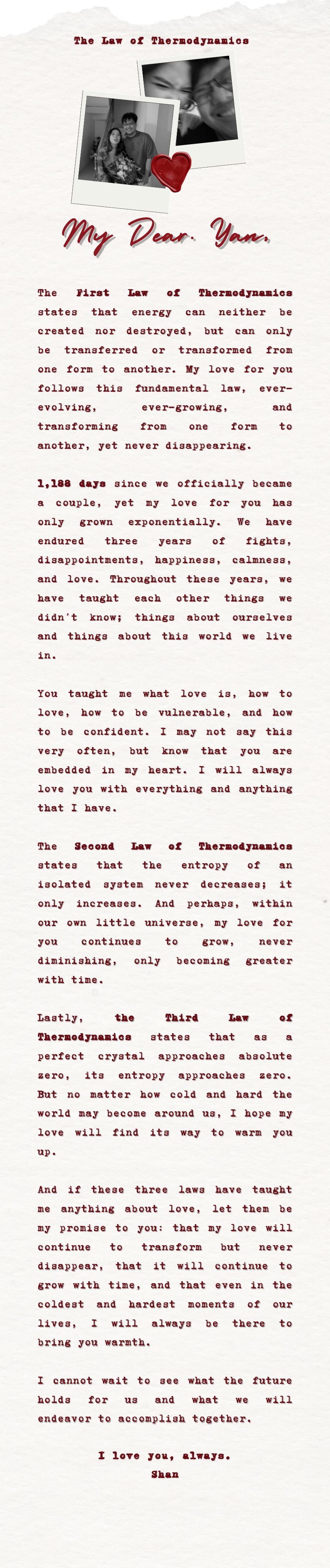 Original letter page 1